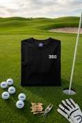 3SG Graphic Tee in Black with White Logo