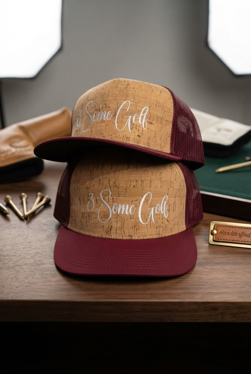 Maroon cork OTTO 3 Some Golf caps