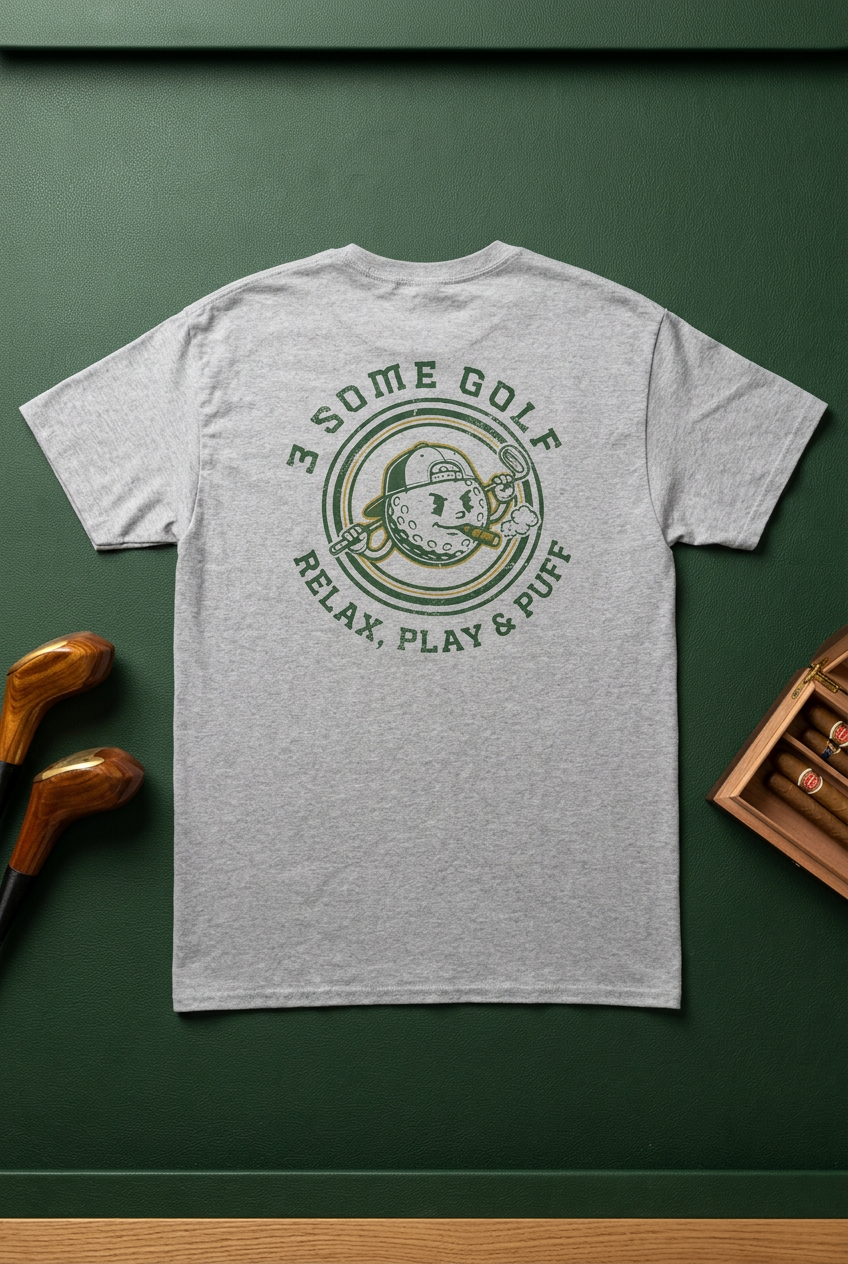 Forest green and gold 3SG tee