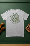 Forest green and gold 3SG tee