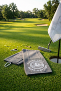 3 Some Golf Waffle Towel in Gray